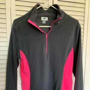 Old Navy fleece quarter-zip pullover